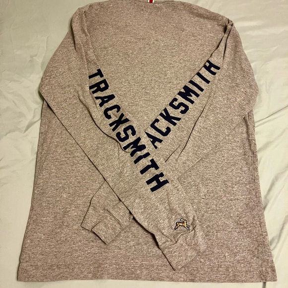 Tracksmith Grayboy Long Sleeve Cotton T-Shirt | Size S - Picture 3 of 6